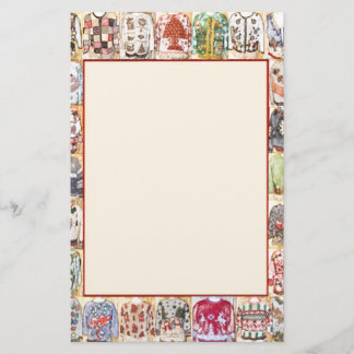 Papelaria Convite customizável da festa de Natal