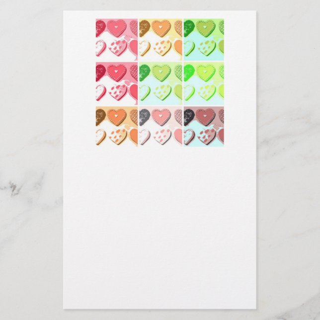 Papelaria Cookie HeartValentines (Frente)