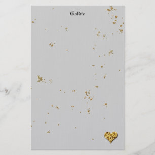 Papelaria Cookie Ouro festivo