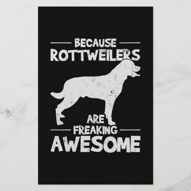 Papelaria Cópia do T-Shirt Rottweiler (Frente)