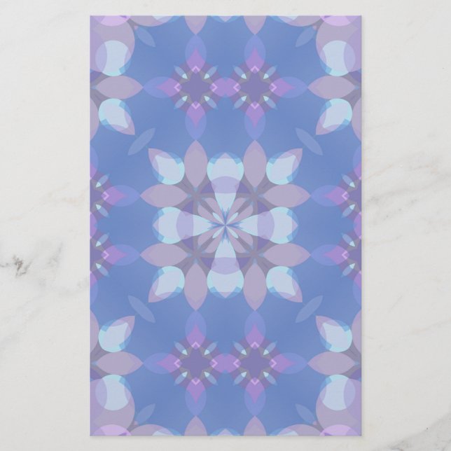 Papelaria Cor-de-rosa e azul nº 3 (Frente)