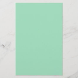 Papelaria Cor Sólida Verde do Seafoam