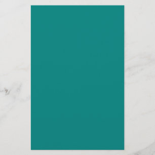 Papelaria Cor Sólida Verde Teal