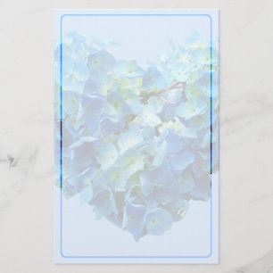 Papelaria Coração de Hortênsia Azul