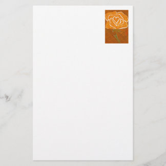 Papelaria "Coração Rosa nº 3" Papel de Carta