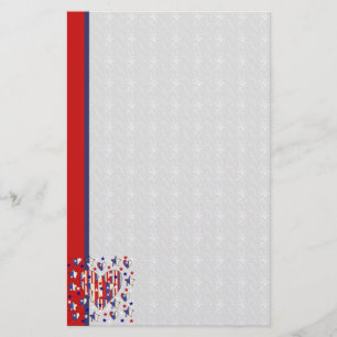 Papelaria Corações do Dia da Independência