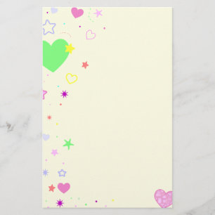 Papelaria Corações e Estrelas Design