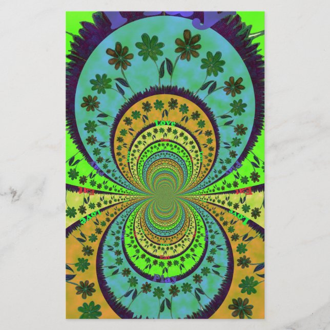 Papelaria Cores de Hakuna Matata Tradicional Africano.png (Frente)