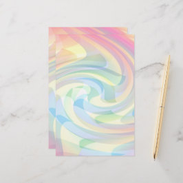 Papelaria Cores Macias Pastel Espiral Amarelo Rosa Azul Abst