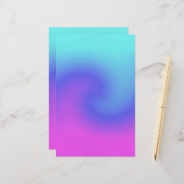 Papelaria Cores Suaves Pastel Remoinho Rosa Azul Roxo Água A