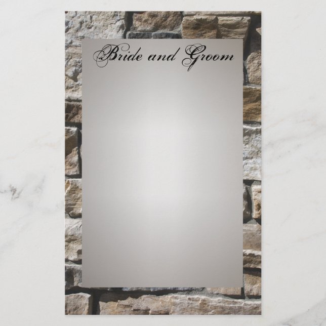 Papelaria Cornerstones Casamento Stationery (Frente)