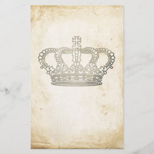 Papelaria Coroa do vintage