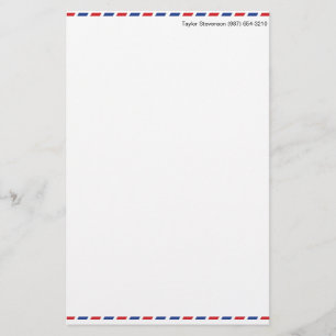 Papelaria Correio aéreo (personalizável)