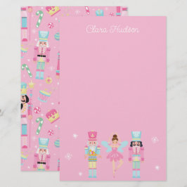 Papelaria Craqueador de Natal Rosa, Bonito, Personalizado