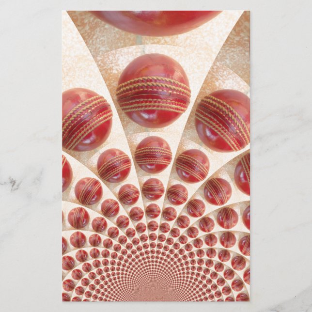 Papelaria Cricket Balls: Array ritmado (Frente)