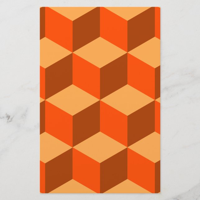 Papelaria Cubos Laranja (Frente)