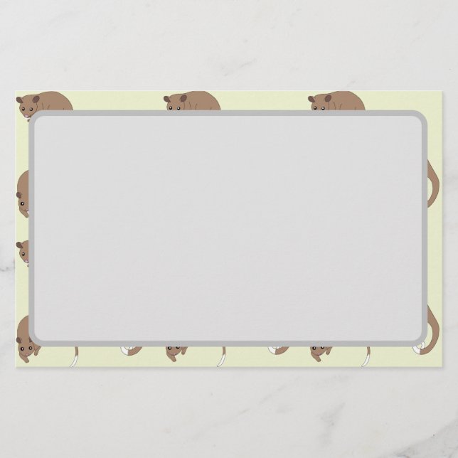 Papelaria Cuçus-de-cauda-anelada (Frente)