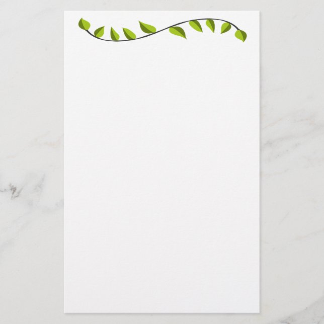 Papelaria Cuidado com a lei da fantasia verde do Rico ecológ (Frente)