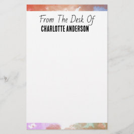Papelaria Cute Borda Pastel Simples Nota Personalizada