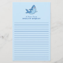 Papelaria Cute Kawaii de Shark Kid