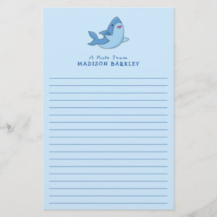 Papelaria Cute Kawaii de Shark Kid