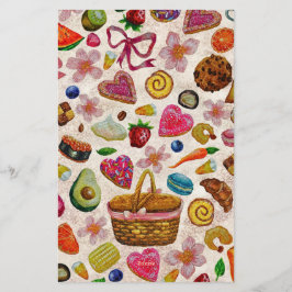 Papelaria Cute Pastry Confections Sweets