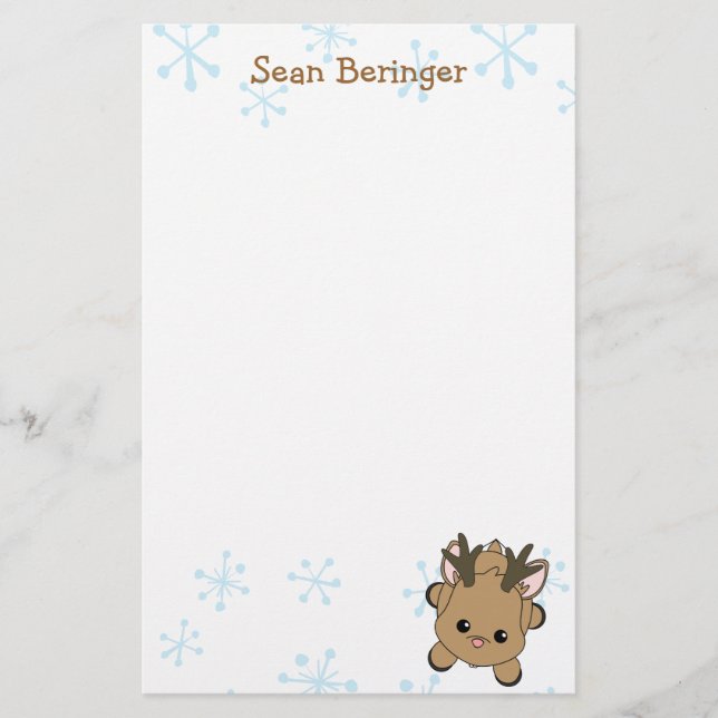 Papelaria Cutie Deer (Frente)
