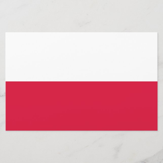 Papelaria da Bandeira Polonesa (Polônia) (Frente)