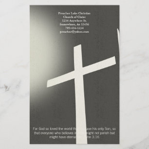 Papelaria da Cruz Cristã em Preto