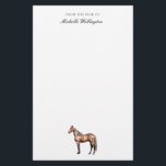 Papelaria Da Mesa De | Equestre Elegante<br><div class="desc">Elegante Vintage,  papel de papelaria equestre,  seu papel de carta equestre personalizado com nome personalizado para sua correspondência. Faz também um presente de excelente para qualquer amante de cavalos,  gerente de celeiros,  instrutor de equitação ou outro profissional de negócios equino.</div>