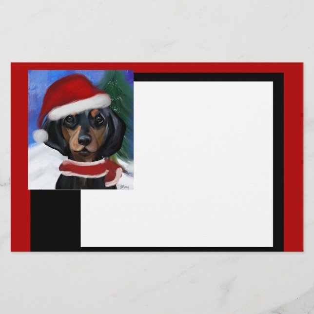 Papelaria Dachshund (Frente)