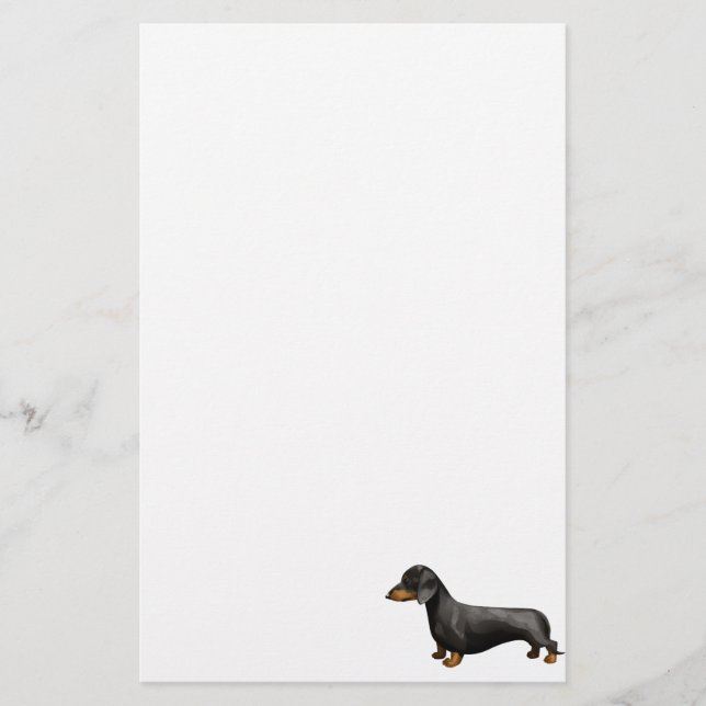 Papelaria Dachshund (Frente)