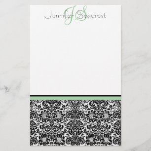 Papelaria Damask, Green