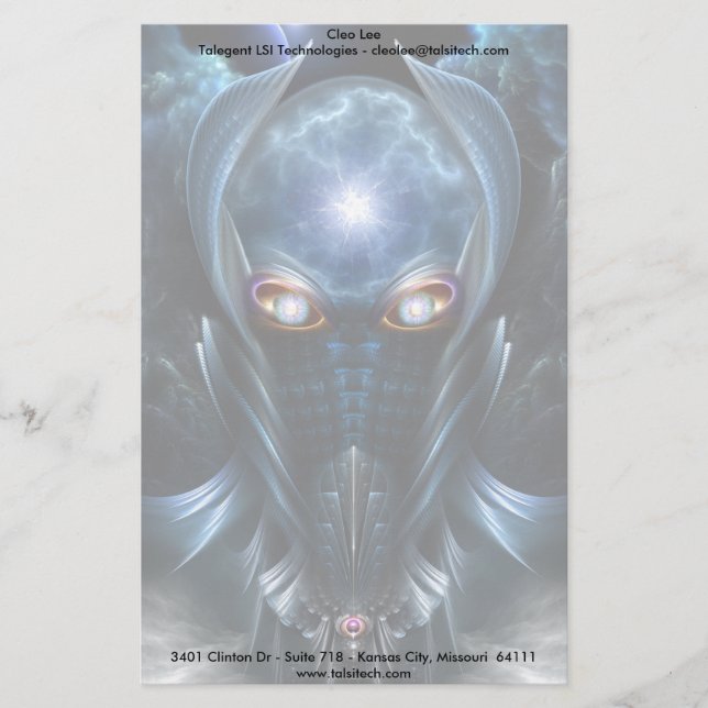 Papelaria Darian Warrior (Frente)