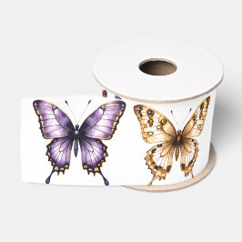Papelaria de aguarela para scrapbook de borboleta