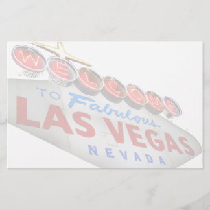 Papelaria Dê boas-vindas a Las Vegas fabuloso a artigos de