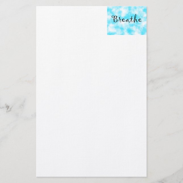 Papelaria de Breathe (Frente)