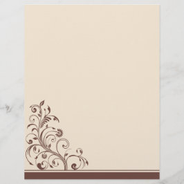 Papelaria de Casamento Floral Brown e Cream