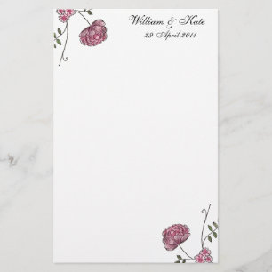 Papelaria de casamento Floral Personalizada