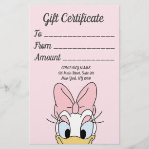 Papelaria de Certificado de Presente