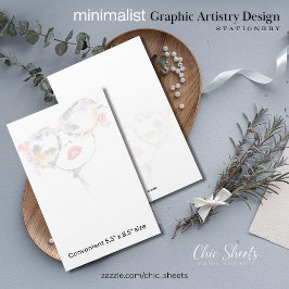 Papelaria de Design de Arte Gráfica Minimalista