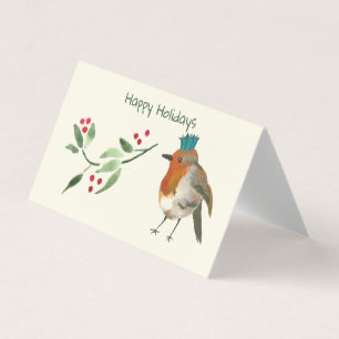 Papelaria de férias - Robin Redbreast