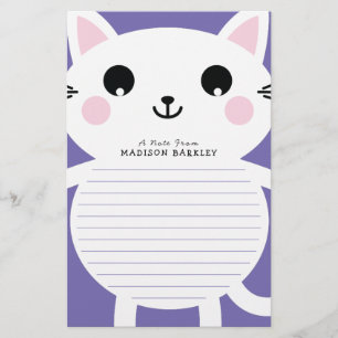 Papelaria de Gato para Crianças