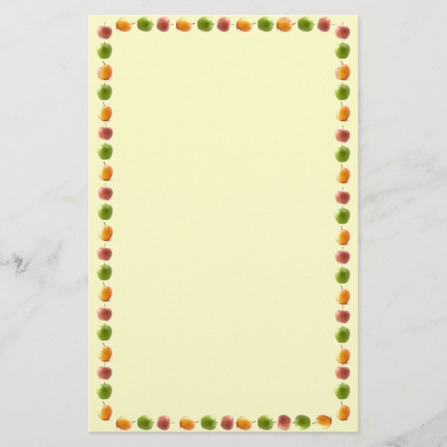 Papelaria de Maçãs (Frente)