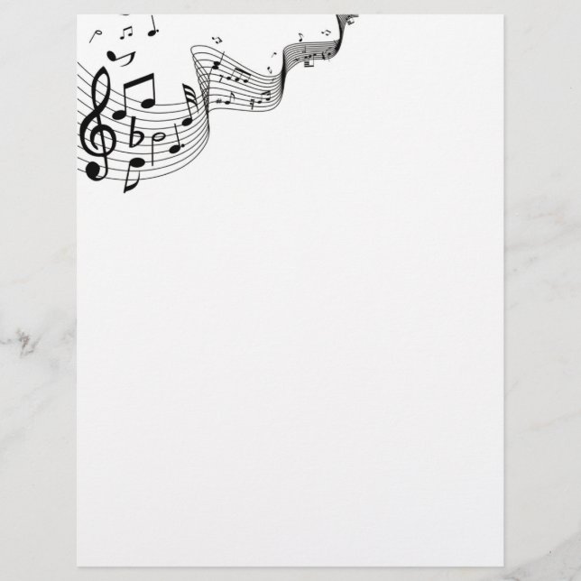 Papelaria de Notas Musicais (Frente)