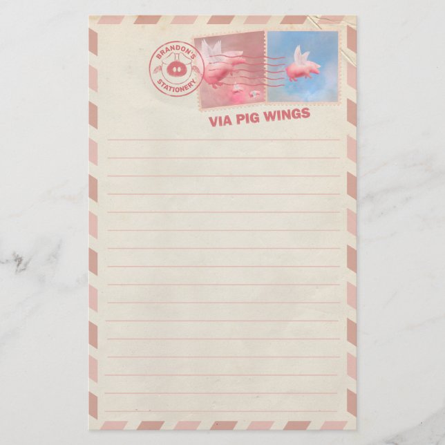 Papelaria de Portão Voadora (Frente)