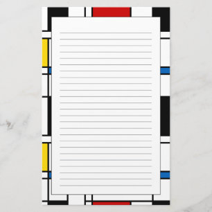 Papelaria De Stijl Pattern