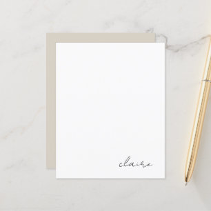Papelaria de suprimentos personalizados para peque
