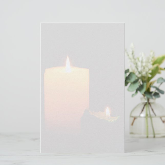 Papelaria de Velas de Natal (Em pé/Frente)