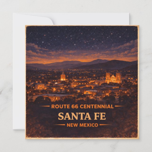 Papelaria de Viagem do Centenário da Rota 66 de Sa (Frente)